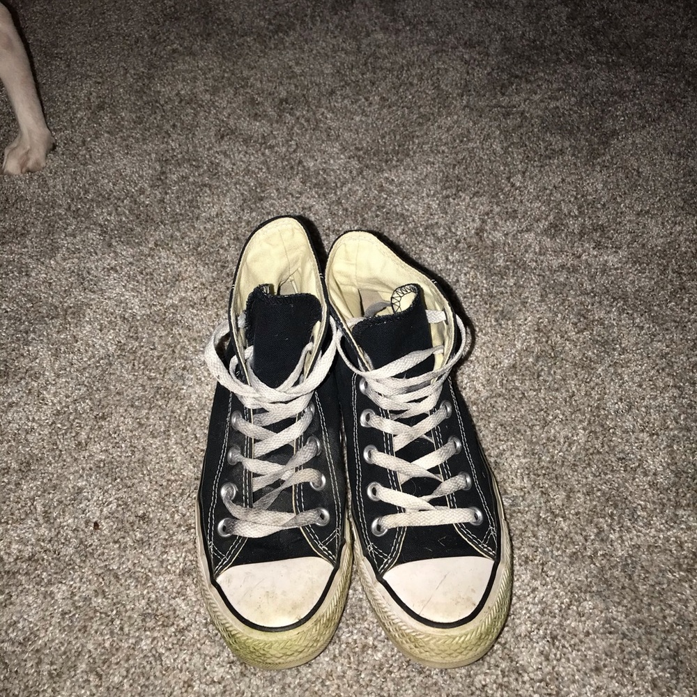 High top black converse